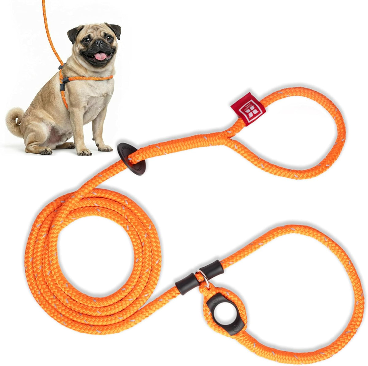 Ultimate No Pull Dog Harness & Leash Set - Cushioned, Reflective Design for All Breeds - Escape-Proof & Comfortable (Small/Medium, Orange)