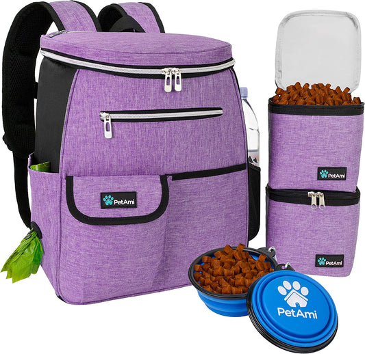 Airline-Approved 27L Purple Dog Travel Backpack - Perfect Pet Supplies Bag!